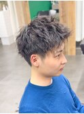 似合わせカット　ソフトツイスト　モテメンズパーマ　