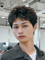 バイフィフス 原宿/表参道(by fifth)&nbsp;緩め波巻きスパイラルパーマシャドウパーマメンズセンターパート