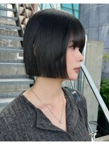 ナループロア ルームー(Nalu pu loa ROOMOO) この夏オススメ★短め韓国タッセルカット/切りっぱなしボブKIRA