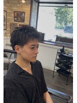 ジェネシス 津島店(genesis)&nbsp;スパイキーショート　短髪スタイル　セットが楽　学生にも良き