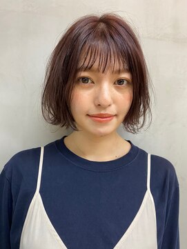 ミィ 表参道(mee.) 【mee.】オオニシ　ボブ　ニュアンスカラー