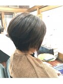 前下がりショートボブ