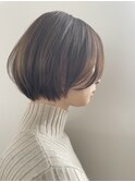 透け感ショート