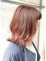 レイキョウト(Ray Kyoto)&nbsp;ピンク×外ハネミディアム