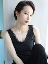 バース(BIRTH)&nbsp;天神【BIRTH】かき上げハンサムショート×マロンベージュ