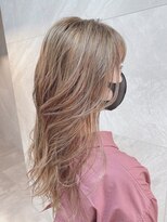 ドゥマン(Demain) 透明感溢れる/ミルクティーベージュ/サラ艶/無造作/レイヤー