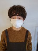 くせ毛風ショートパーマ