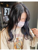 フィオーレ ヘアデザイン(FIORE hair design)&nbsp;インナーカラー　バイオレット　ラベンダー