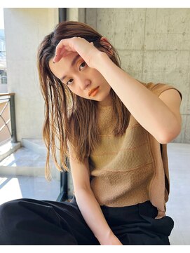 ソワ オモテサンドウ(SOIE OMOTESANDO) 【SOIE】アイロンで巻かないミディアムスタイル