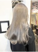 ホワイトグレージュ　髪質改善　stylist/miaki