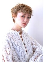 ラ シェンテ エイジア 川西(La Sente Aja)&nbsp;ブリーチ　ダブルカラー　ブロンドベージュ