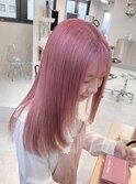 K248_コットンピンク ブリーチ2回~