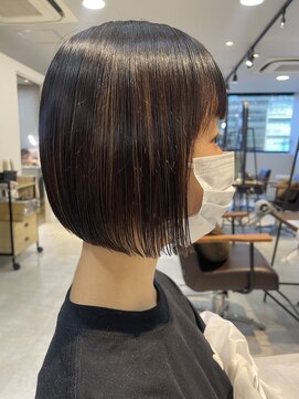 リコ ヘアアンドリラクゼーション 名駅店(LICO HAIR＆RELAXATION) さらっとまとまるボブスタイル　名古屋駅/名駅