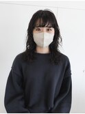 くせ毛風ミディアムパーマ　Genta