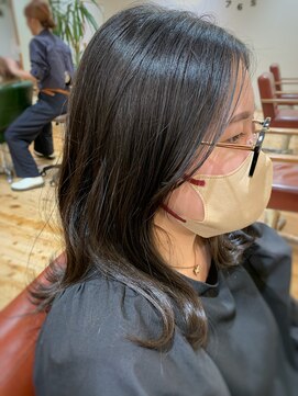 美容室 アイディー i-dee 顔周りレイヤー