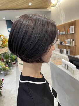 ラランジェ 緑井店(LARANJE) 大人ショートボブ×ミニボブ×前下がりボブ×くびれショート