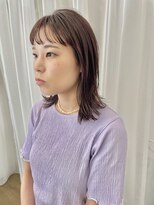 ヘアーアイスカルテット(HAIR ICI QUARTET) 20代30代ナチュラルくびれボブ毛先パーマ肩ラインモテ髪