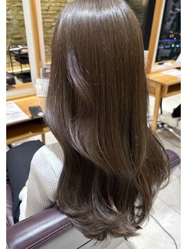 ビーハイブ 一番町店 アヴェダ(BEHIVE) ツヤ感のあるブラウンベージュ