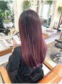 ピンクバレイヤージュ