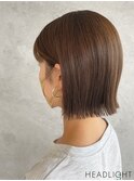 ブラウンベージュ×切りっぱなしボブ_807S1550_2