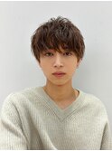 ツイストスパイラルメンズマッシュツイストパーマツーブロック