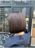 髪質改善でー5歳】30/40/50代人気★ボブカット白髪ぼかし