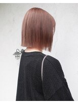 シェミール(CHEMIR) ミルクティーベージュ×切りっぱなしボブ【四日市】