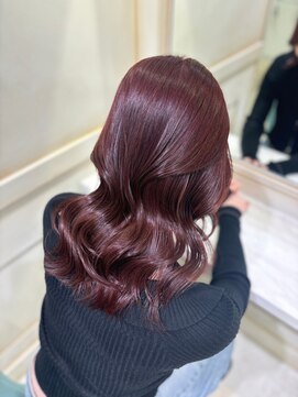 アソビ 表参道(ASOBI) ラベンダーピンク/小顔/ワンレン/髪質改善/前髪