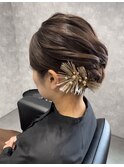 お呼ばれヘアセット