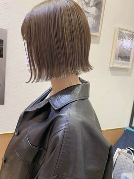 ロンドジェネルーズ 柏(Lond generous) 韓国柏顔周り縮毛矯正髪質改善レイヤー前髪カット韓国風ヘアボブ