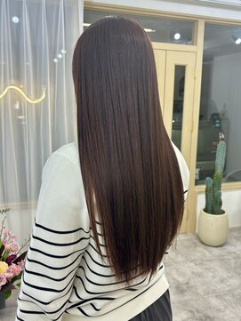 ウノヘアー(UNO HAIR) 20代/30代/40代/ロングヘア/ストレート/ピンクブラウン