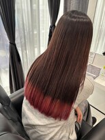 ゼノ(Xeno)&nbsp;毛先グラデーションピンク