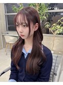 ハッシュカット&ラズベリーカラー♪