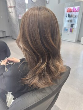 アルドーレフィエロ シンサイバシ(Ardore fiero shinsaibashi) ブリーチなしダブルカラー☆マロンベージュ☆20代30代40代