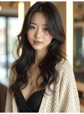 韓国くびれヘア_調布ワイドバング美髪のススメ外ハネボブ