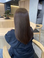 サラつや髪質改善カラー　　大関