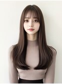 【vlow 吉田＃10】ナチュラルストレートロング vlow 表参道 韓国