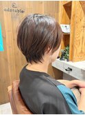大人美人くびれヘア艶感結べるボブうる艶髪レイヤーカット