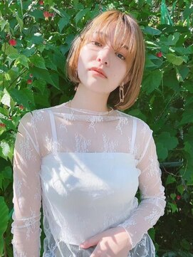 コンティロミー(CONTI ROMMY.) 20代30代40代50代☆ショートボブホワイトブロンド本厚木