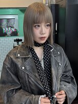 スリット(slit)&nbsp;ハイトーン切りっぱなしボブ