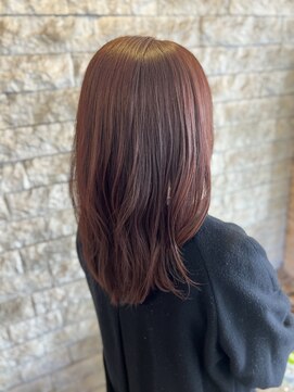 フラット 千葉(Flat.) ピンクブラウン/ロング【千葉 千葉西口】