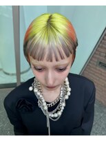 PELE原宿/ブリーチなしダブルカラー/ハイトーン/ケアブリーチ【３月上旬OPEN(予定)】&nbsp;着物ヘア/ダークアッシュ/ミディアムレイヤーカット/原宿