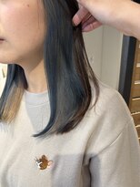 フリック 堺東店(FLICK) ブルーグレー/イヤリングカラー/インナーカラー/堺東
