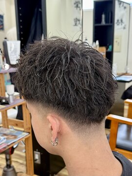 スウェル 千葉店(Swell) ピンパーマテーパーフェード