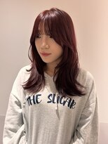 マイル 渋谷(mile)&nbsp;ブリーチなしカシスレッド