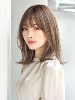 ルービック(Rubik's)&nbsp;ハイライト/阿倍野/天王寺/ベージュ/外ハネ/髪質改善/20代30代