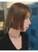 ぷつっとラインが可愛い♪ 切りっぱなしボブ/タッセルカットKIRA