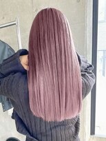 ムク 横浜店(muku)&nbsp;ダブルカラーピンクベージュカラーケアブリーチカラー
