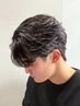 ポイントパーマ or ダウンパーマ +メンズカット ¥9000