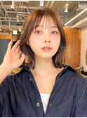 髪質改善トリートメントミルクティーベージュカラーくびれヘア